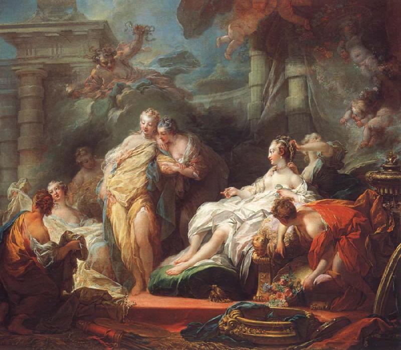 Jean Honore Fragonard Psyche Showing Her Sisters her gifts From Cupid oil painting image